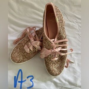 Kate Spade sparkling Keds never worn size 9